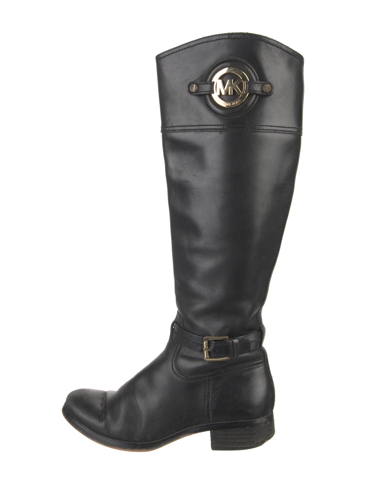 Michael Kors Leather Riding Boots
