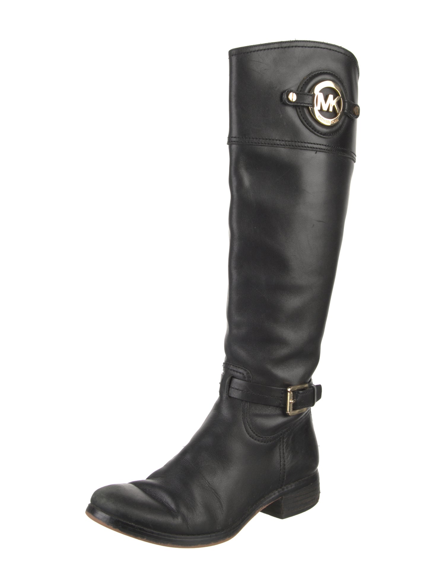 Michael Kors Leather Riding Boots