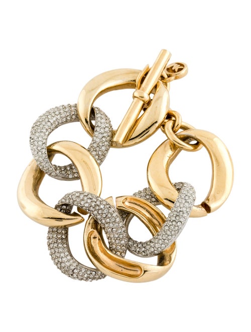 Michael Kors Crystal Link Chain Bracelet