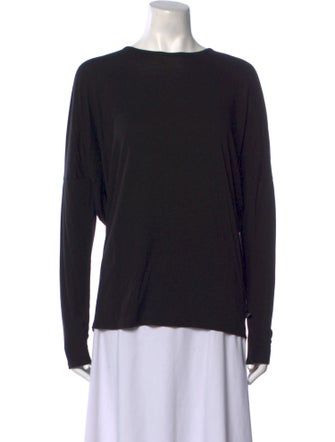 Michael Kors Bateau Neckline Long Sleeve Top