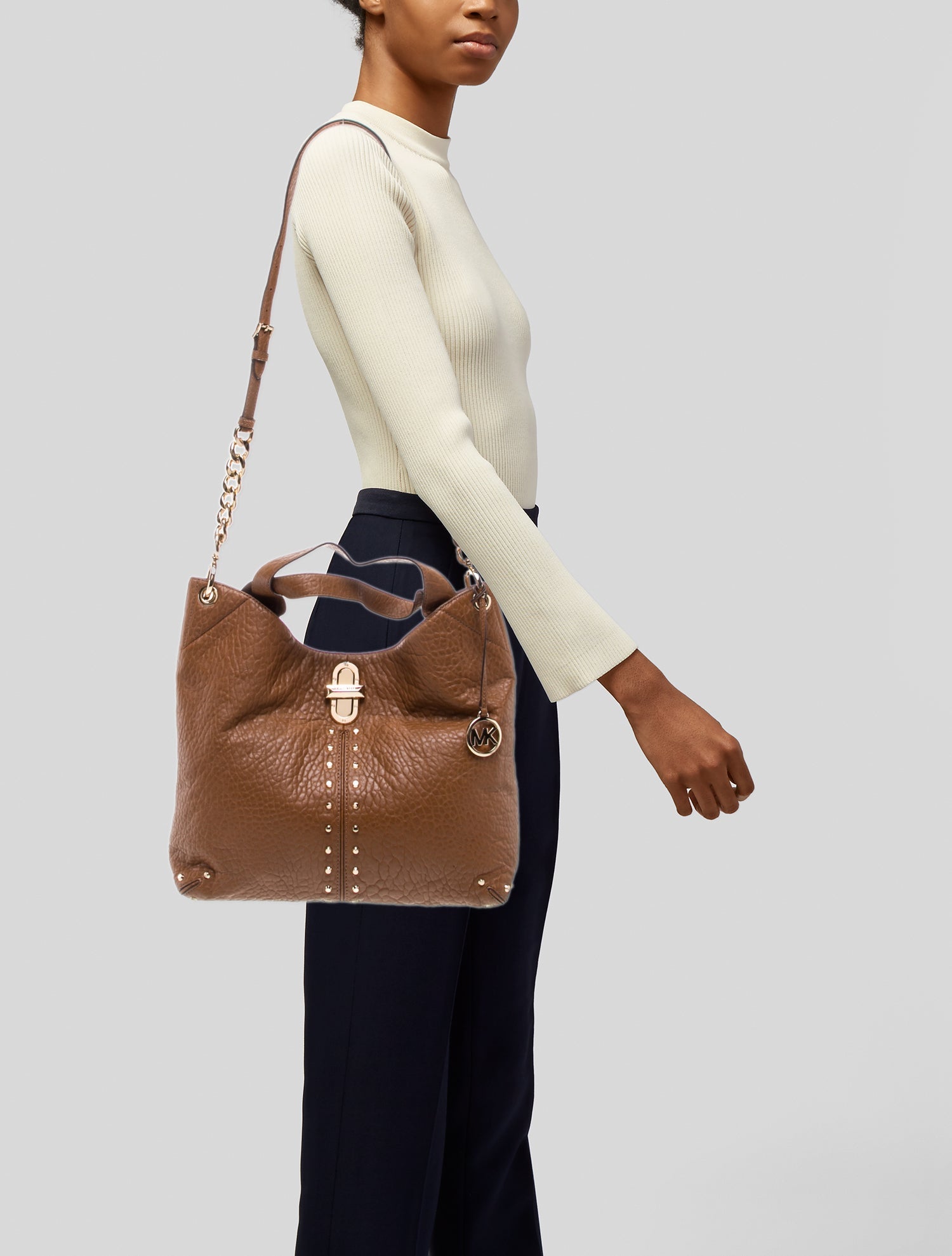 Michael Kors Leather Hobo