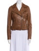 Michael Kors Leather Biker Jacket