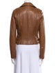 Michael Kors Leather Biker Jacket