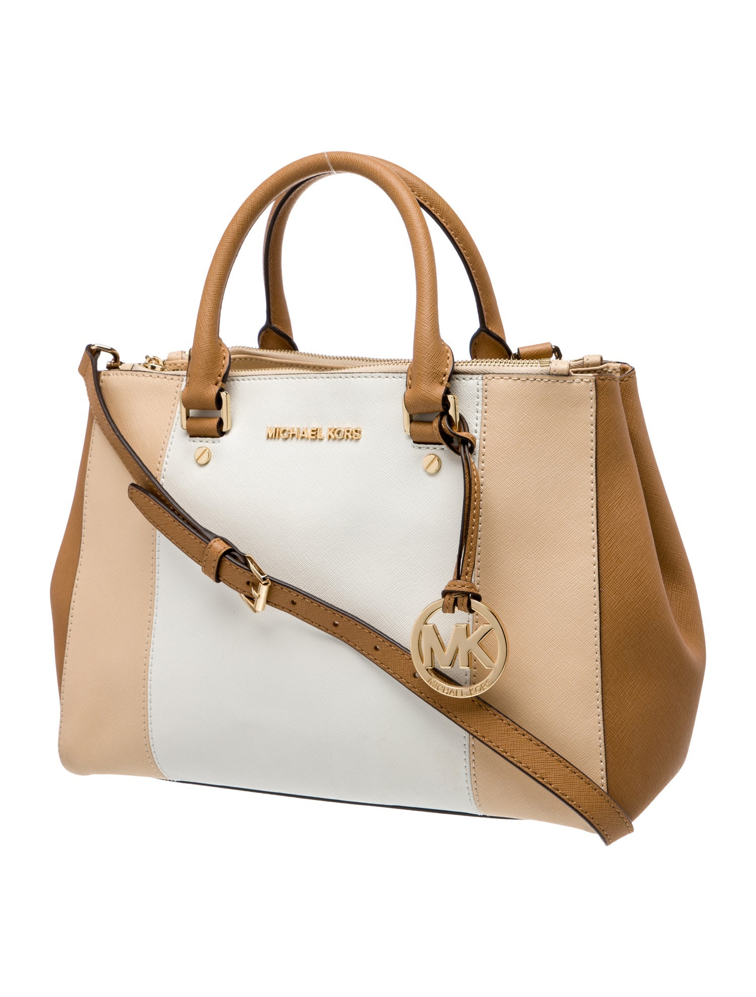 Michael Kors Saffiano Leather Top Handle Bag