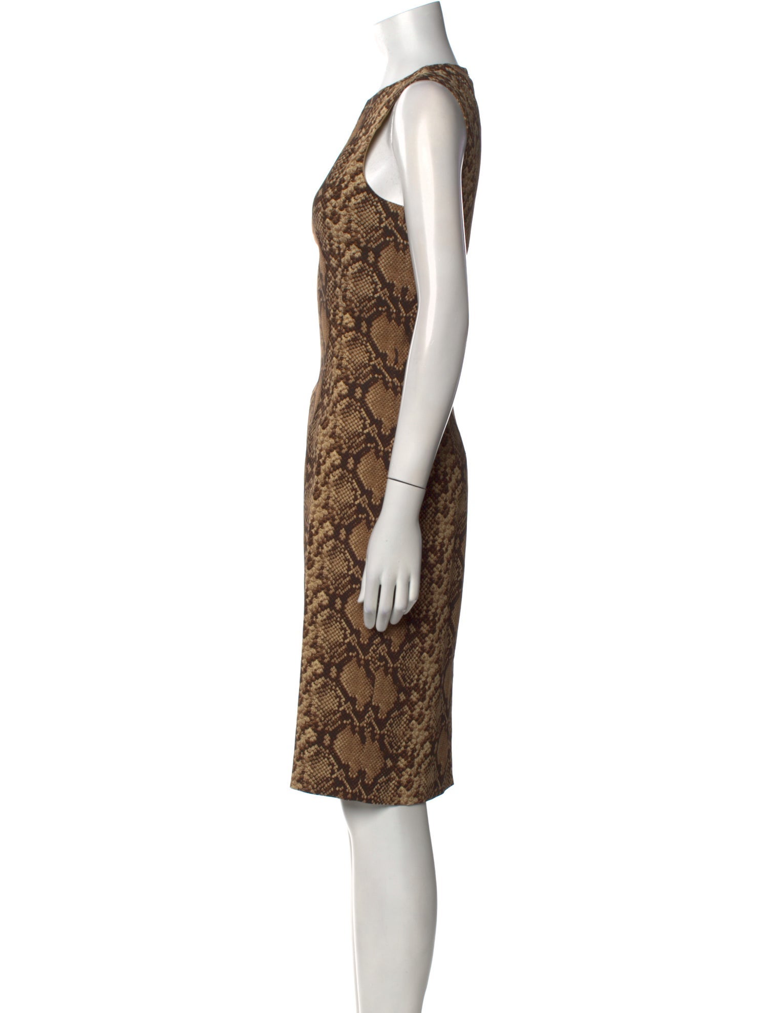 Michael Kors Animal Print Knee-Length Dress