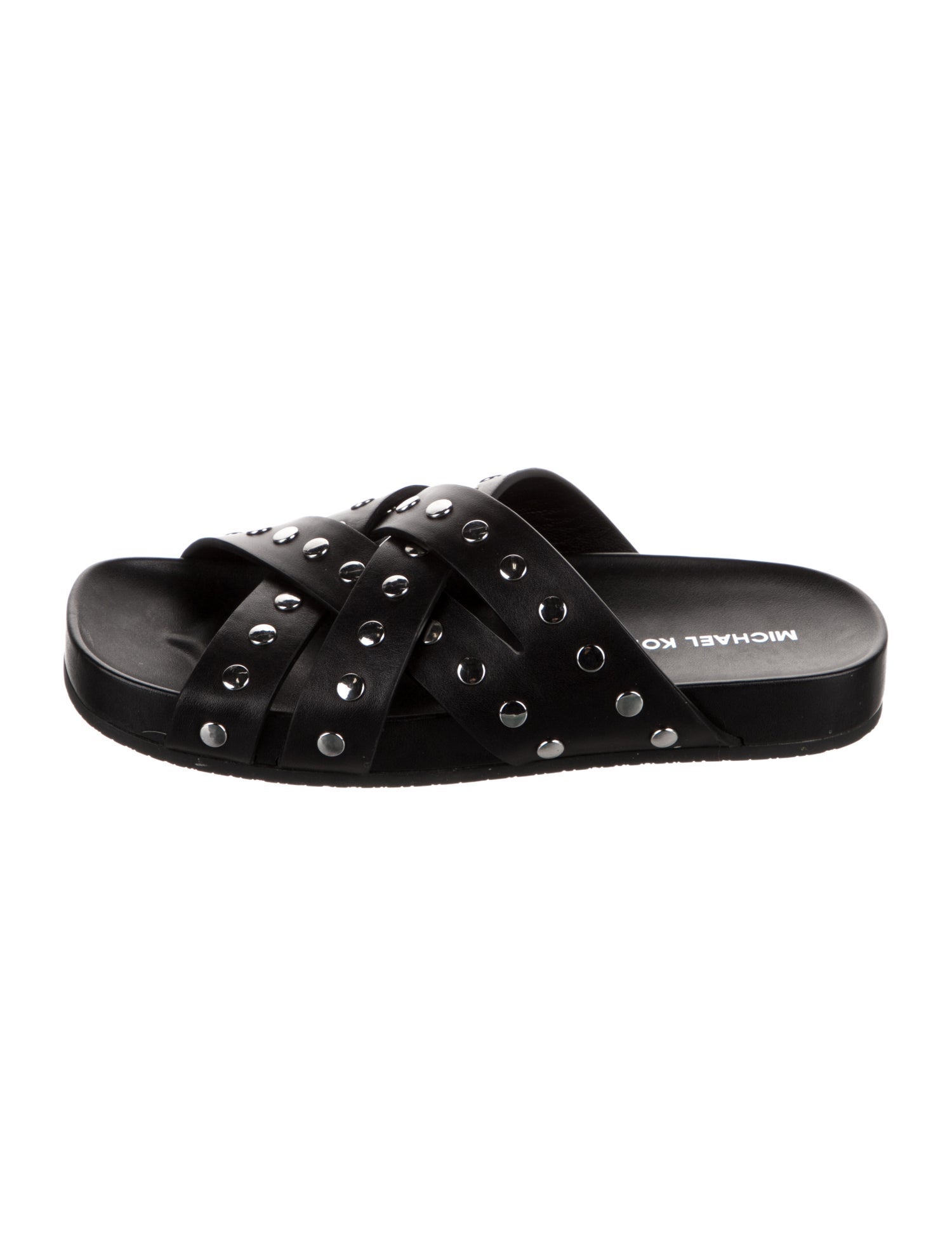 Michael Kors Leather Slides