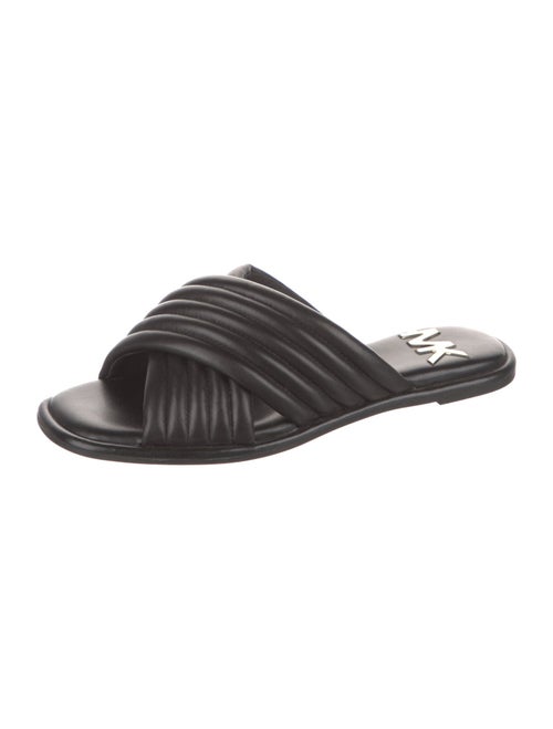 Michael Kors Leather Slides