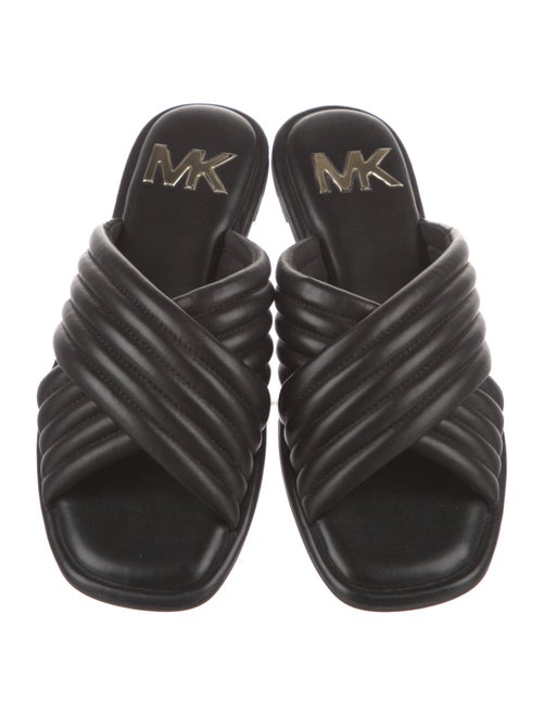 Michael Kors Leather Slides