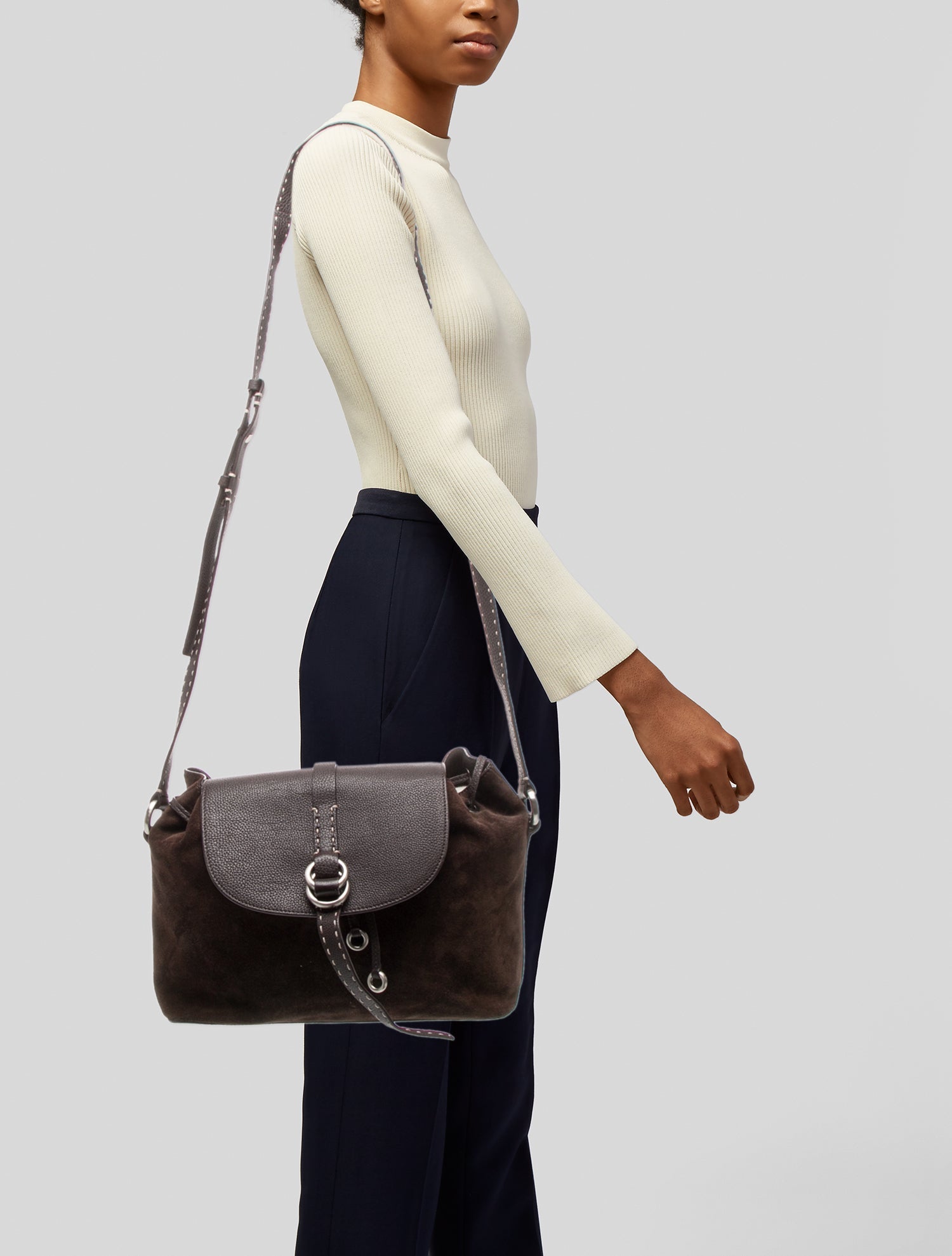 Michael Kors Suede Crossbody Bag
