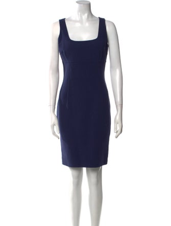 Michael Kors Square Neckline Knee-Length Dress