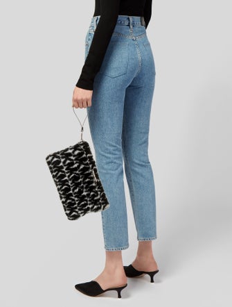 Michael Kors Faux Fur Clutch