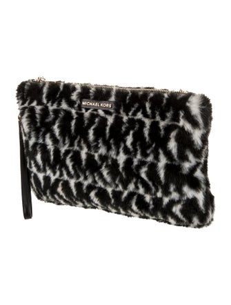 Michael Kors Faux Fur Clutch