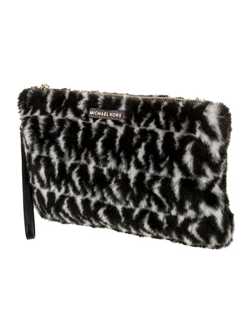 Michael Kors Faux Fur Clutch