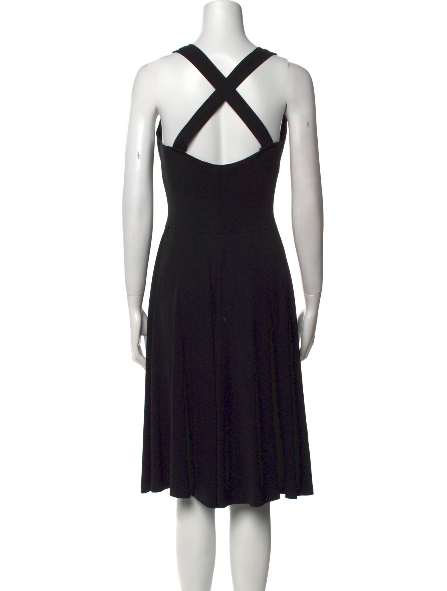 Michael Kors V-Neck Knee-Length Dress