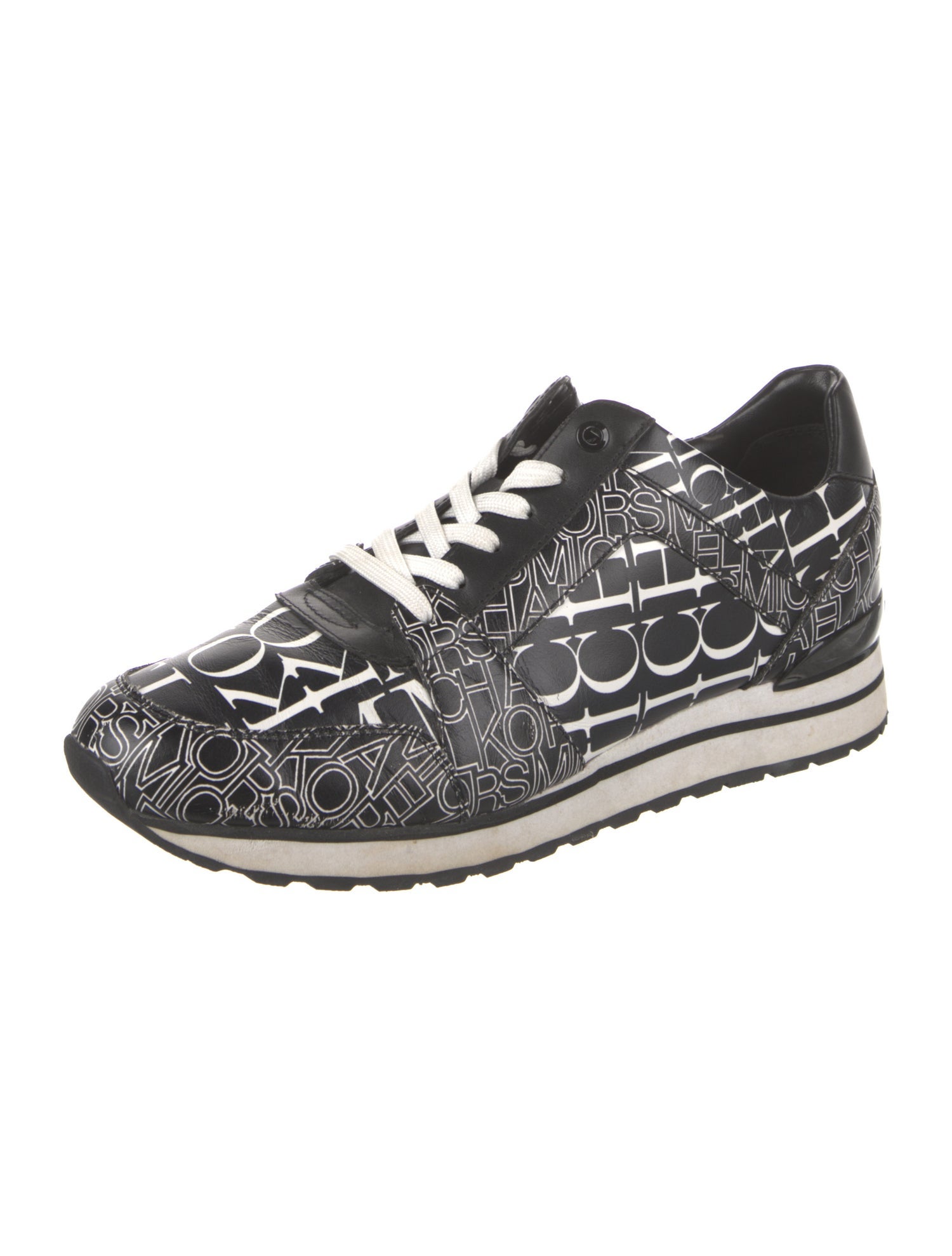 Michael Kors Leather Printed Sneakers