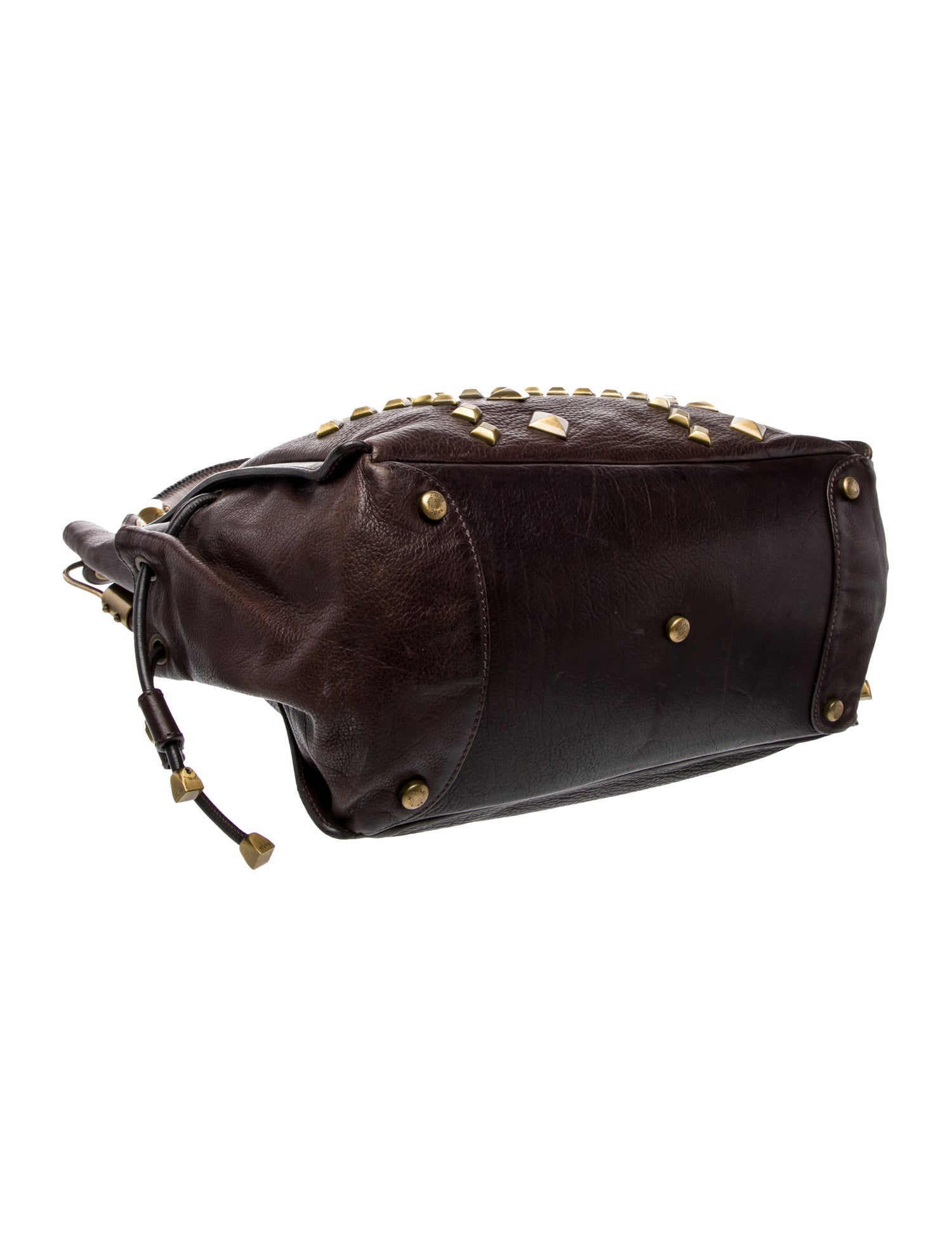 Michael Kors Leather Bucket Bag