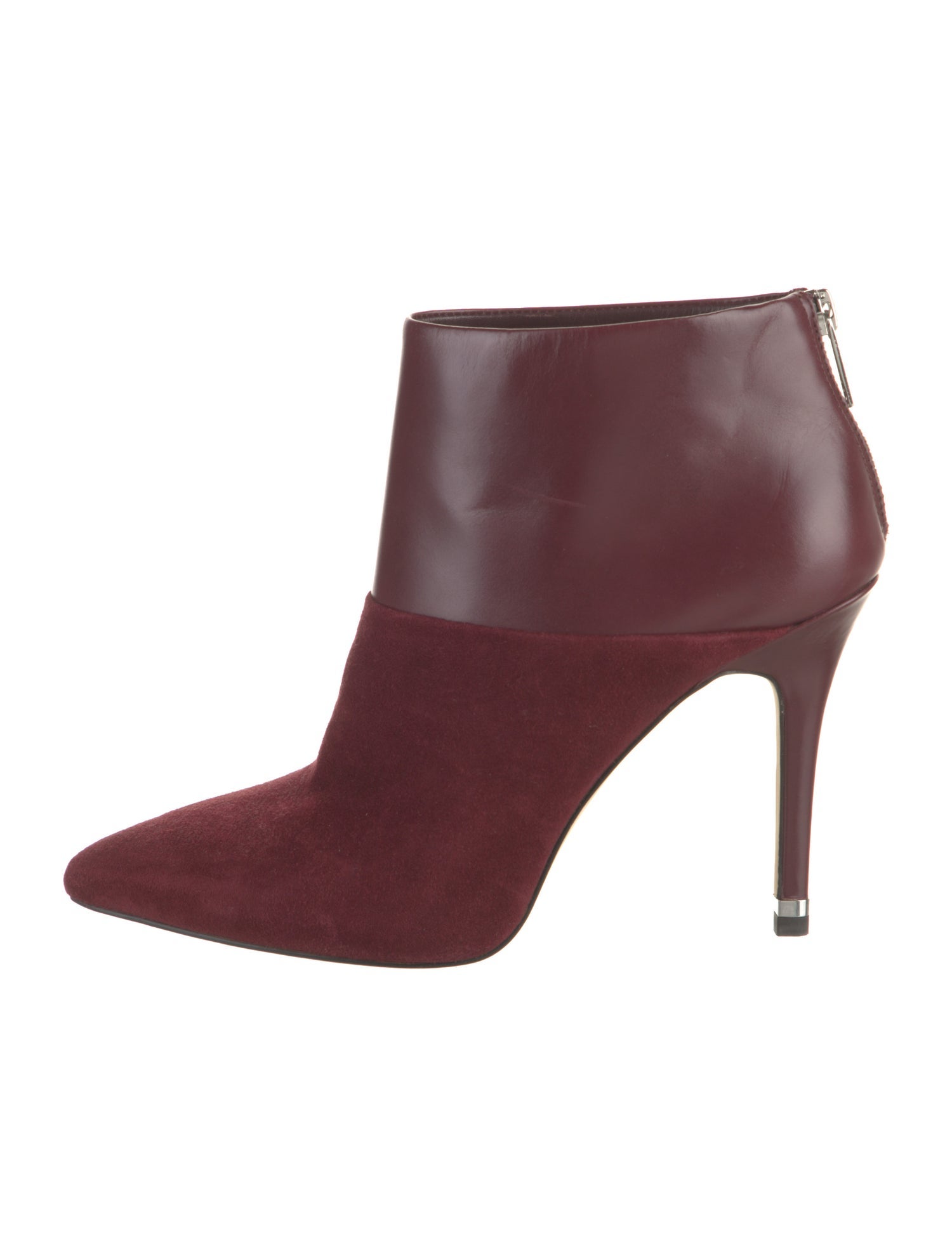 Michael Kors Suede Leather Trim Embellishment Boots