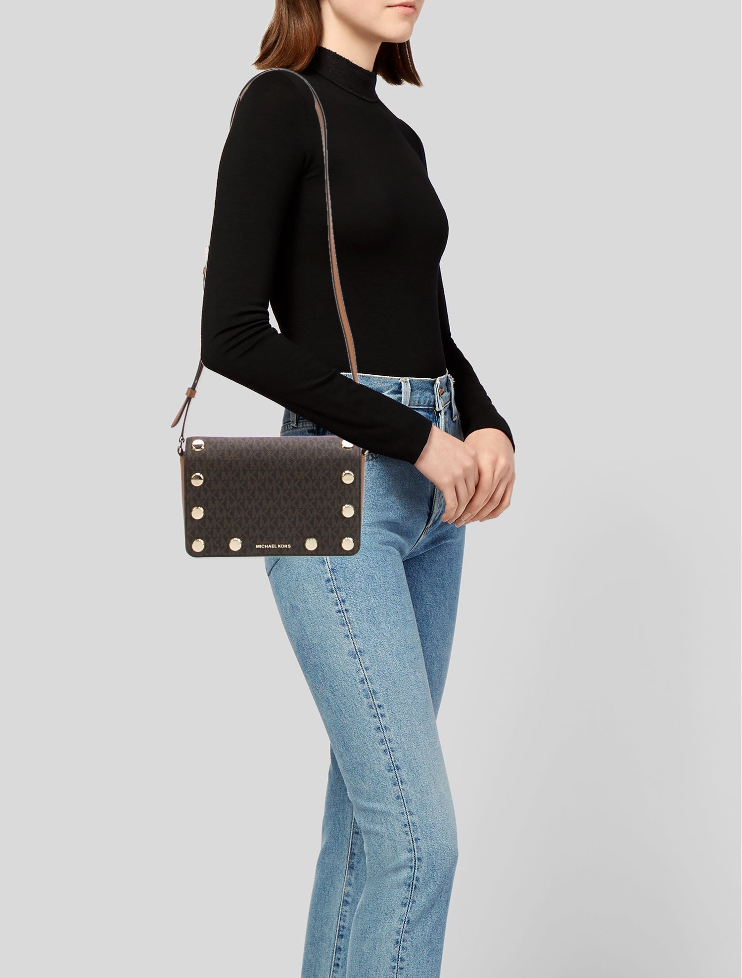 Michael Kors Leather Crossbody Bag