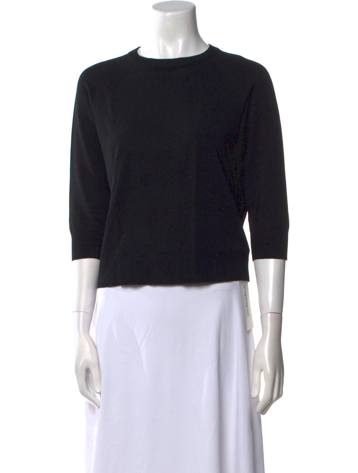 Michael Kors Crew Neck Three-Quarter Sleeve Top