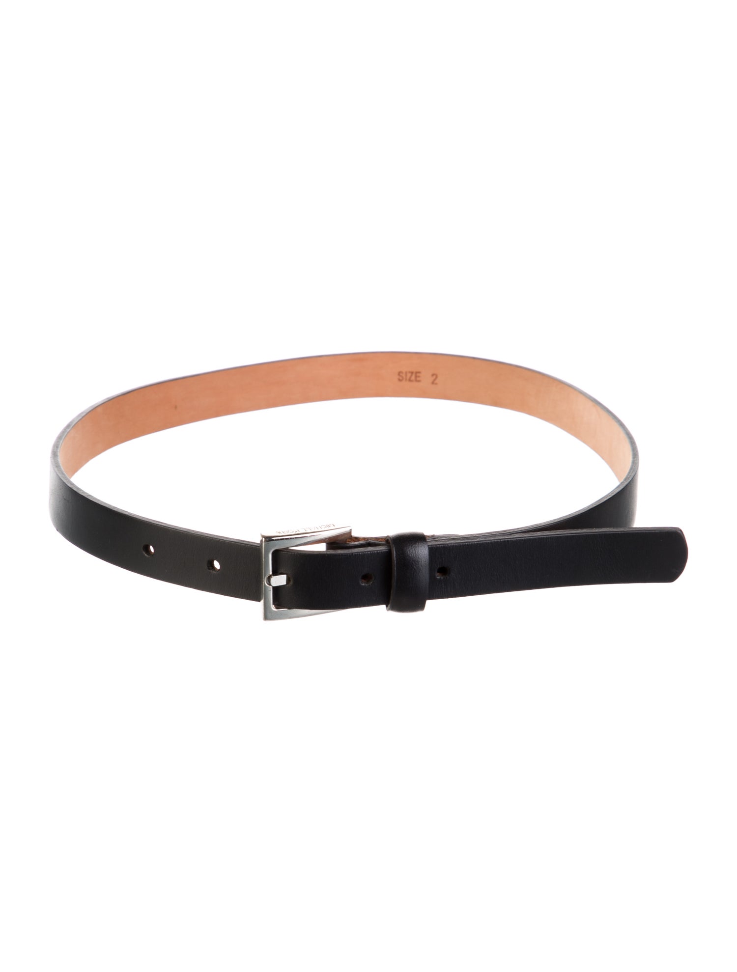 Michael Kors Skinny Leather Belt