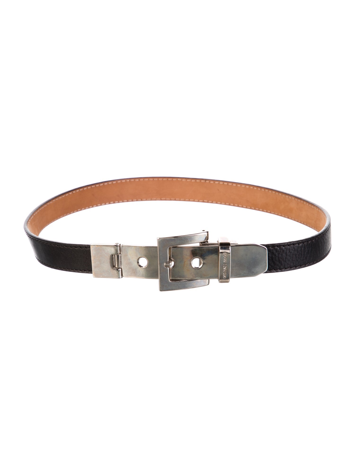 Michael Kors Skinny Leather Belt