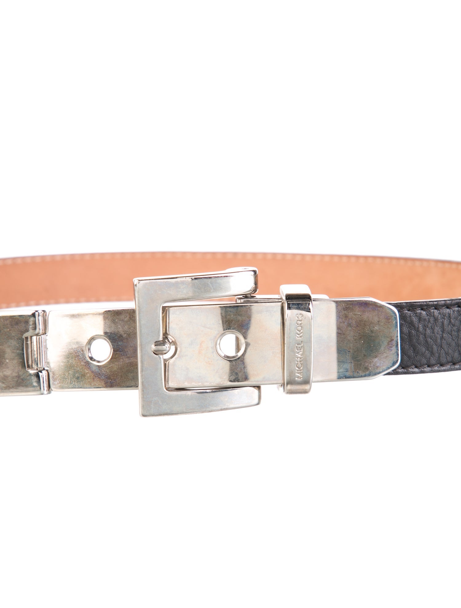 Michael Kors Skinny Leather Belt