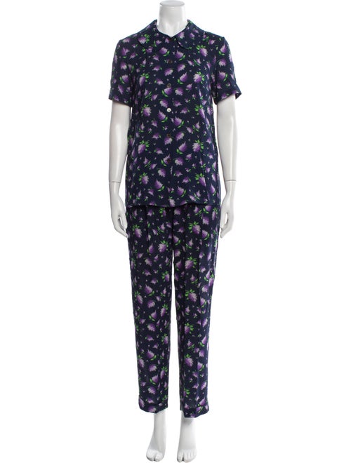 Michael Kors Silk Printed Pant Set