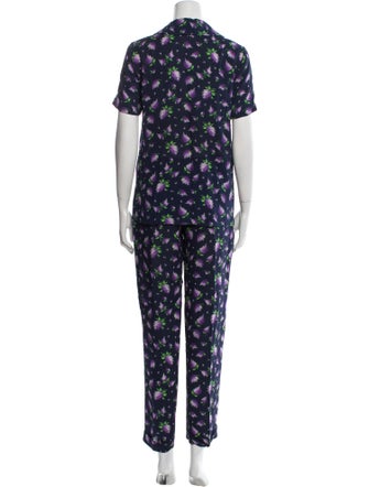 Michael Kors Silk Printed Pant Set