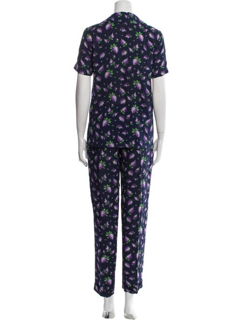 Michael Kors Silk Printed Pant Set