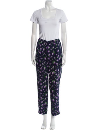 Michael Kors Silk Printed Pant Set