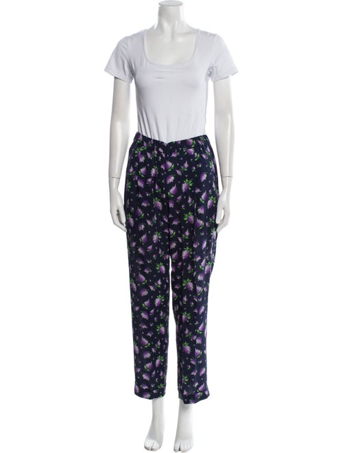 Michael Kors Silk Printed Pant Set