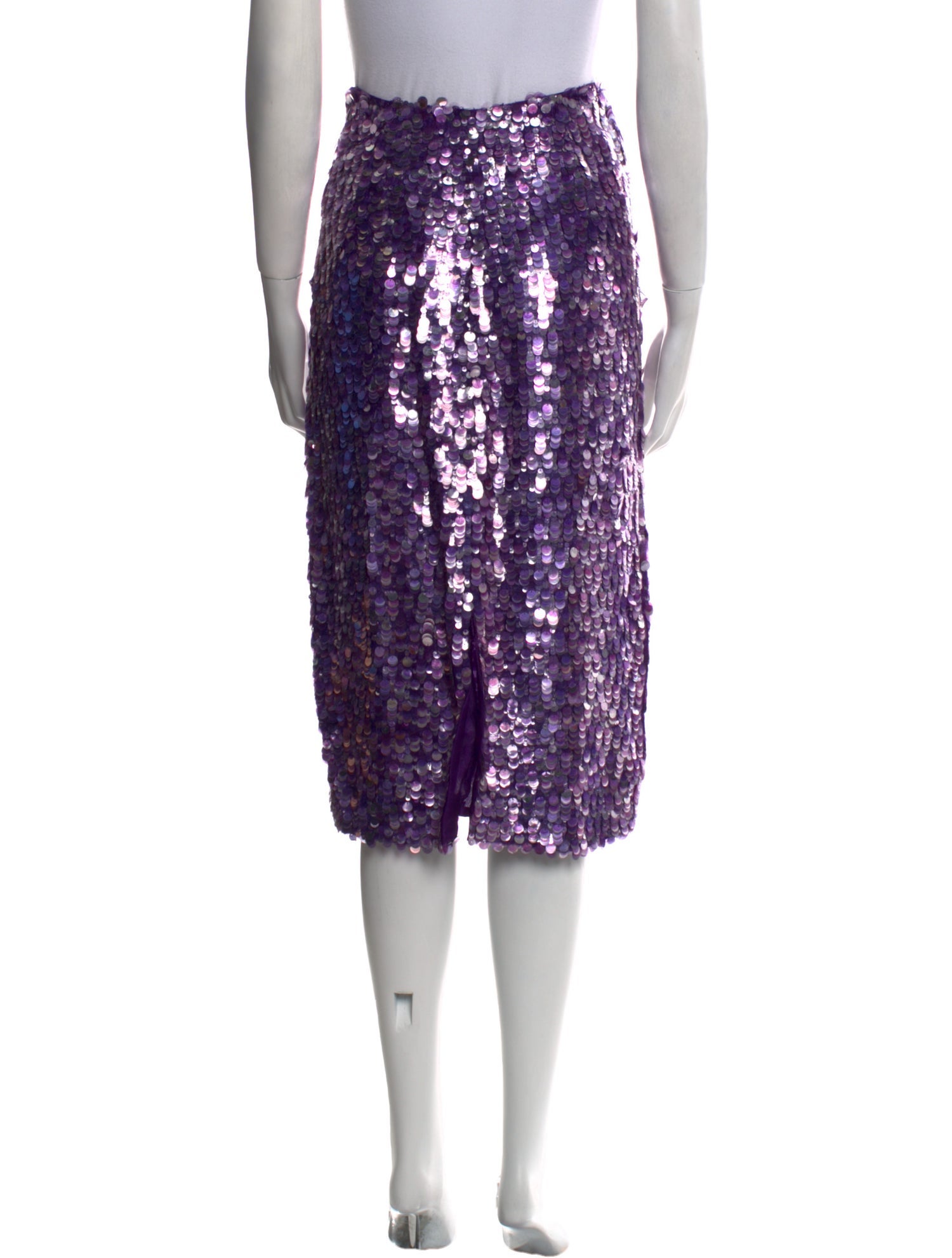 Michael Kors Silk Knee-Length Skirt