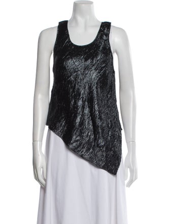 Michael Kors Silk Scoop Neck Top