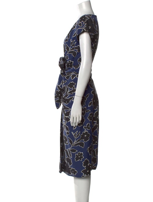 Michael Kors Silk Midi Length Dress