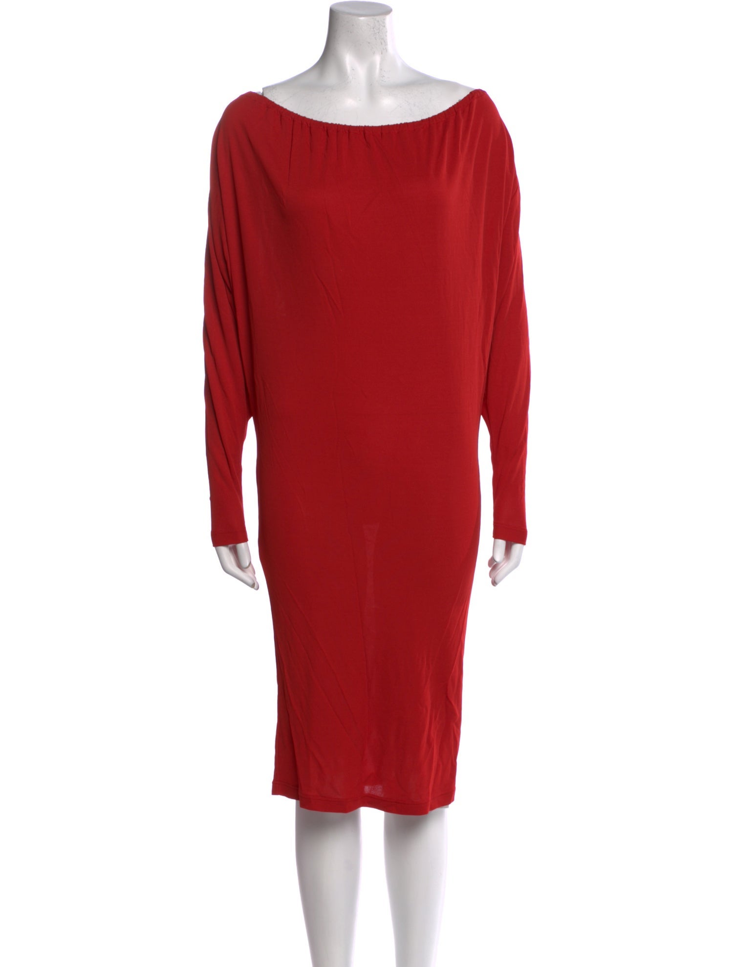 Michael Kors Bateau Neckline Knee-Length Dress