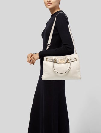 Michael Michael Kors Leather Top Handle Bag