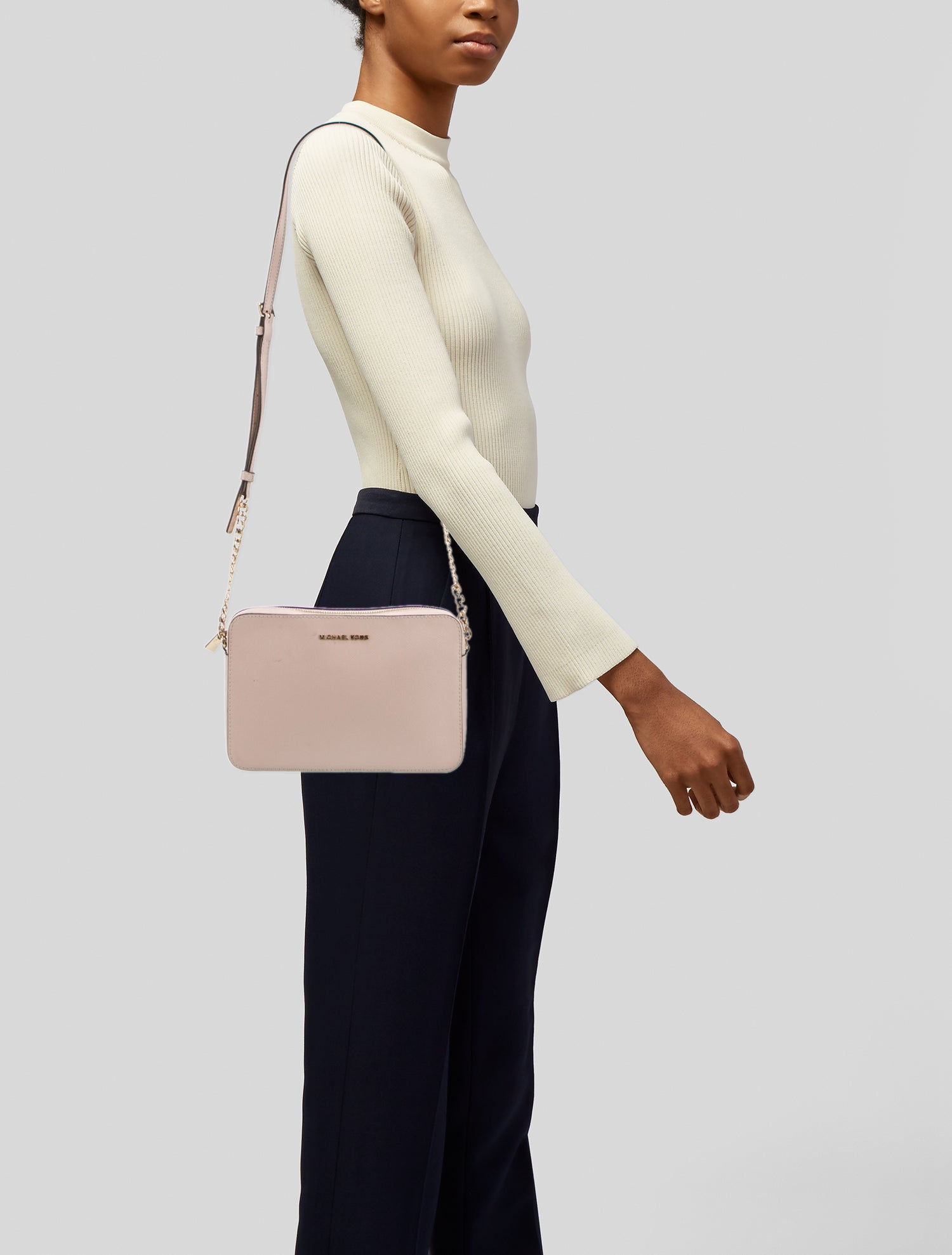 Michael Kors Leather Crossbody Bag