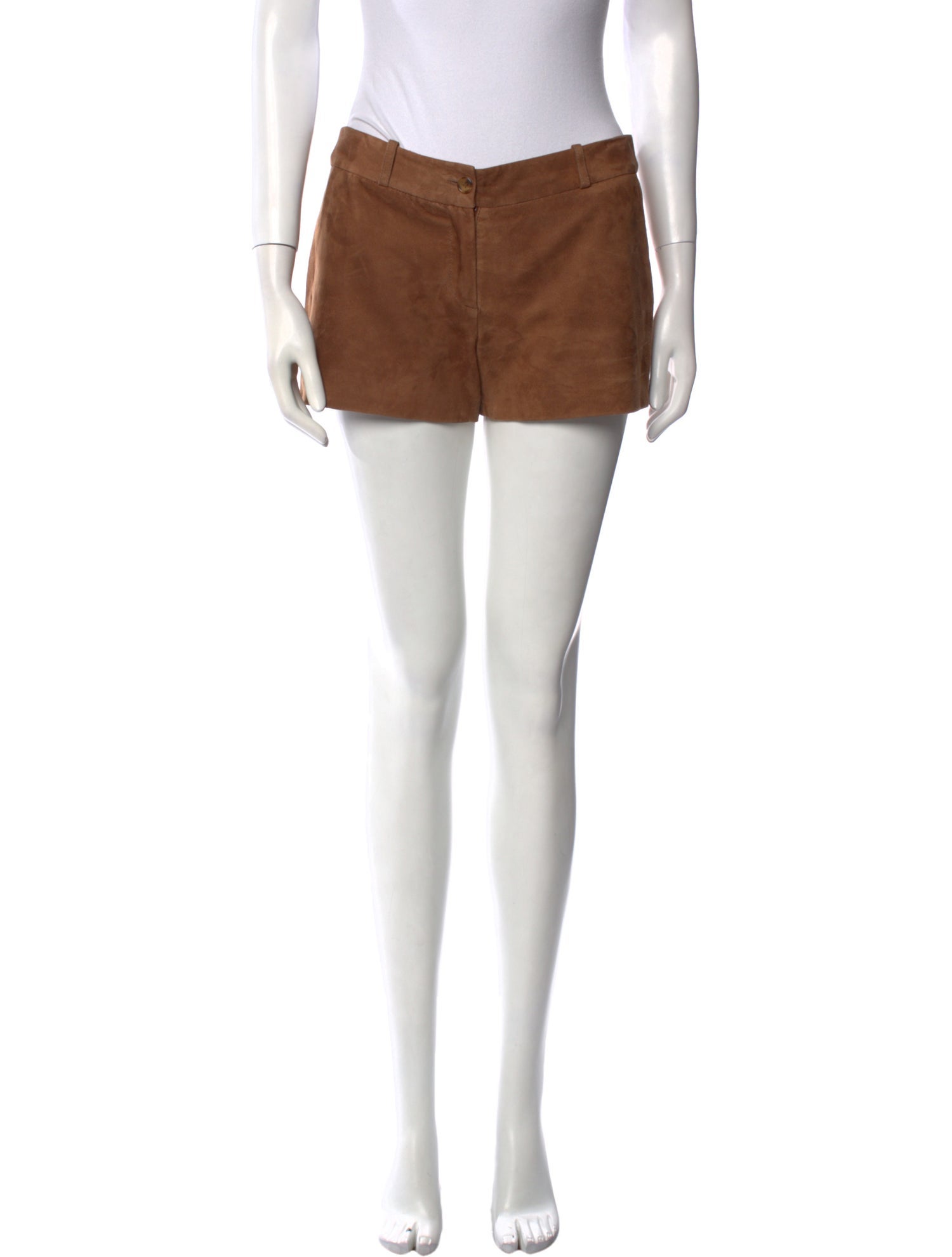 Michael Kors Leather Mini Shorts