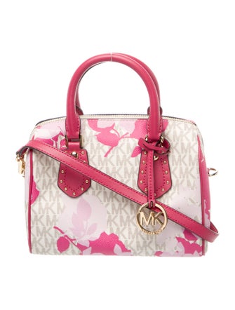 Michael Michael Kors Monogram Top Handle Bag