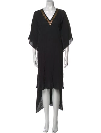 Michael Kors V-Neck Long Dress