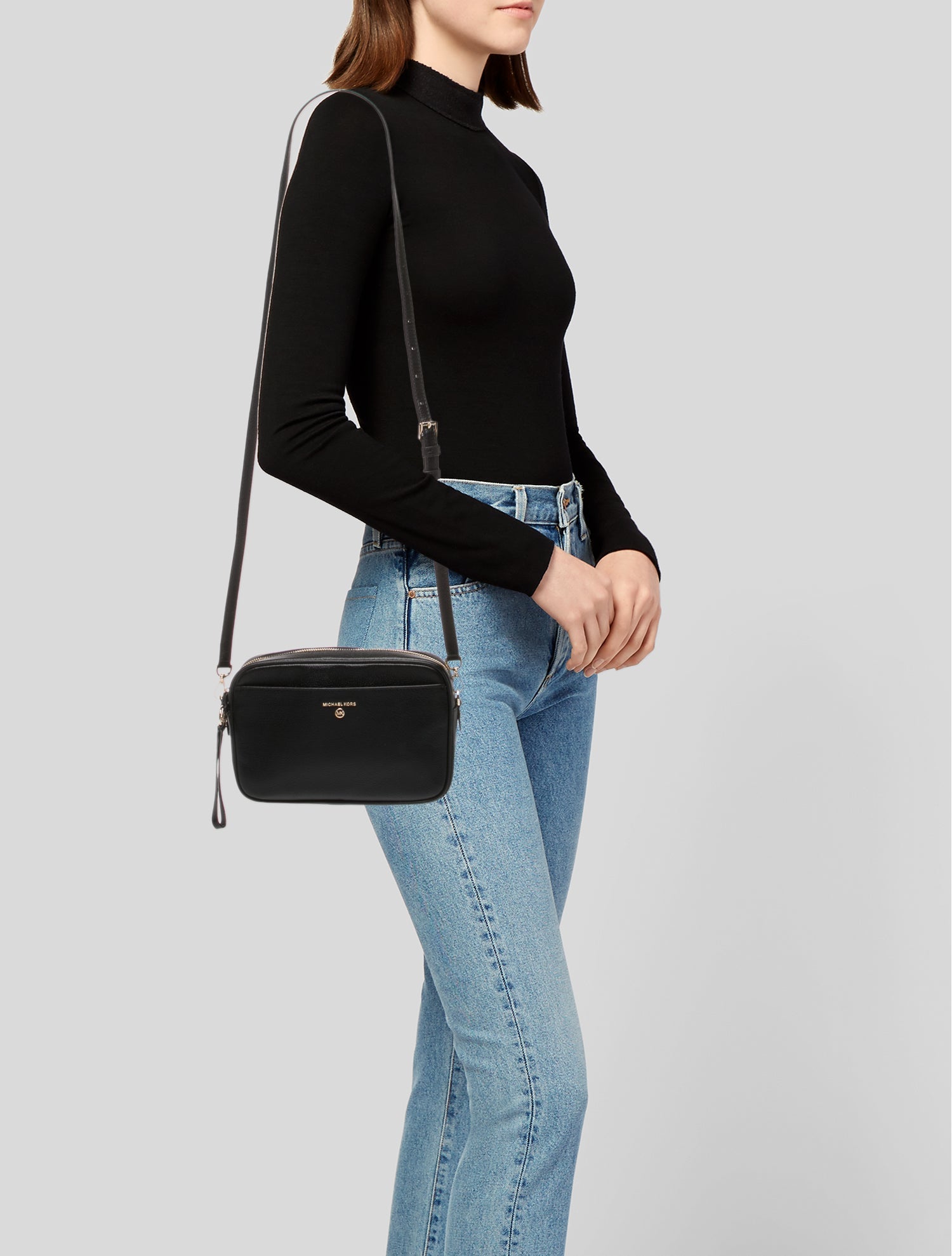 Michael Kors Leather Crossbody Bag