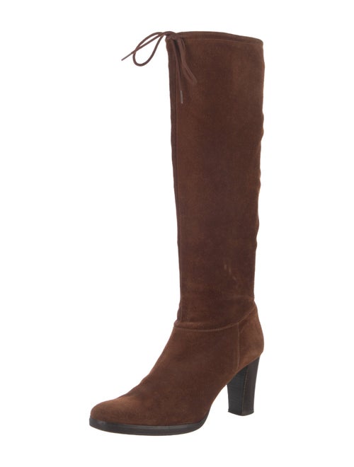 Michael Kors Suede Lace-Up Boots