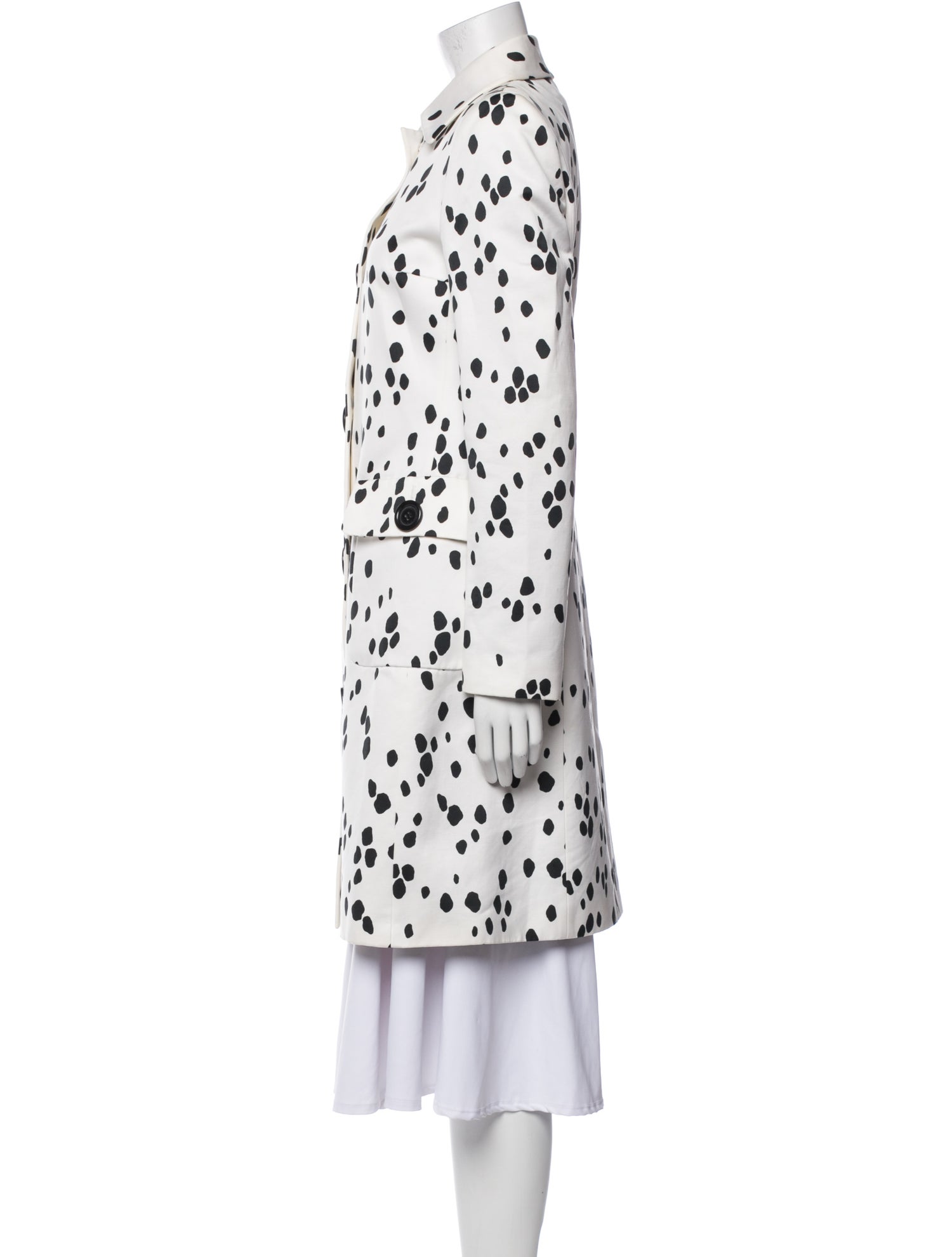 Michael Kors Printed Peacoat