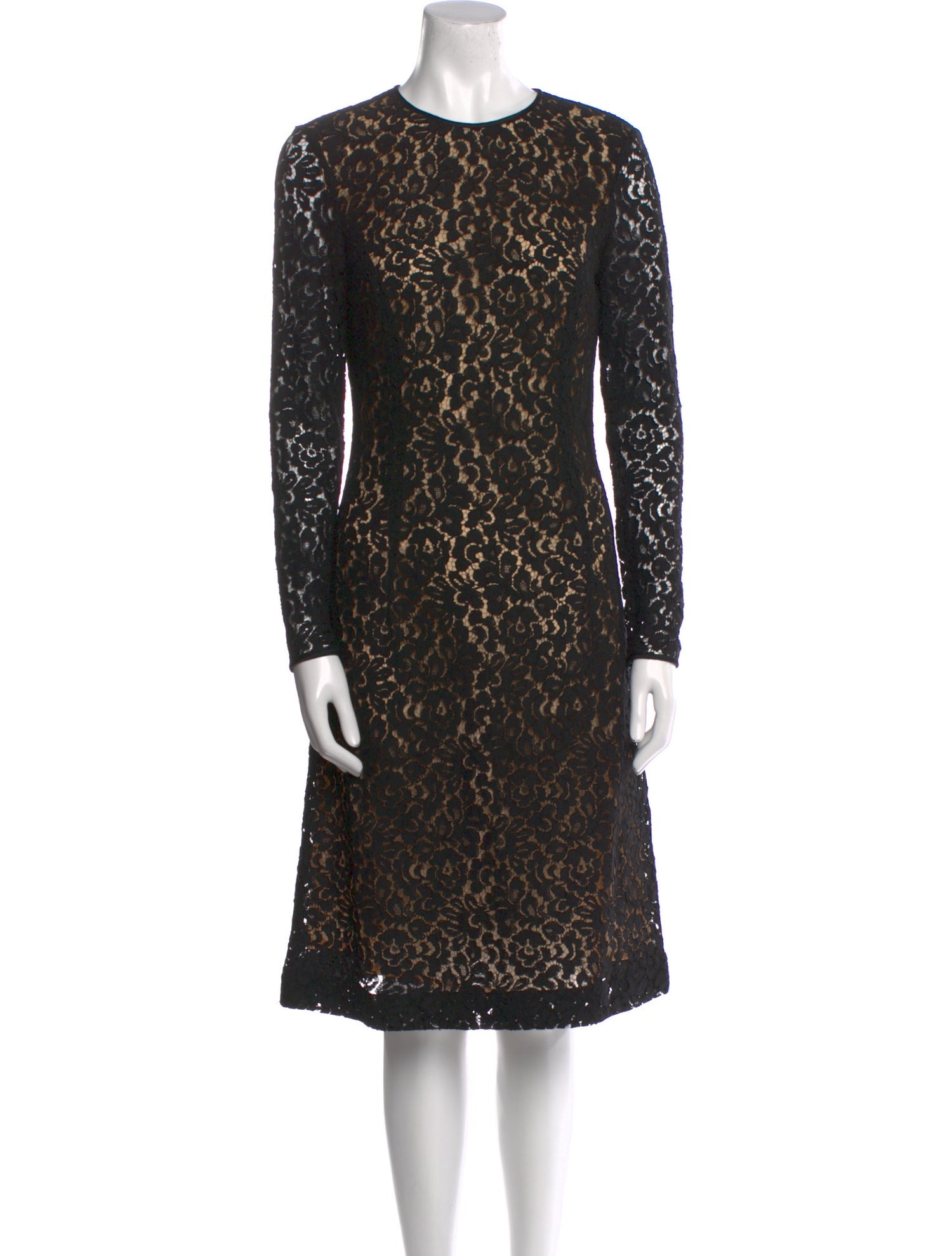 Michael Kors Lace Pattern Knee-Length Dress