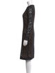 Michael Kors Lace Pattern Knee-Length Dress