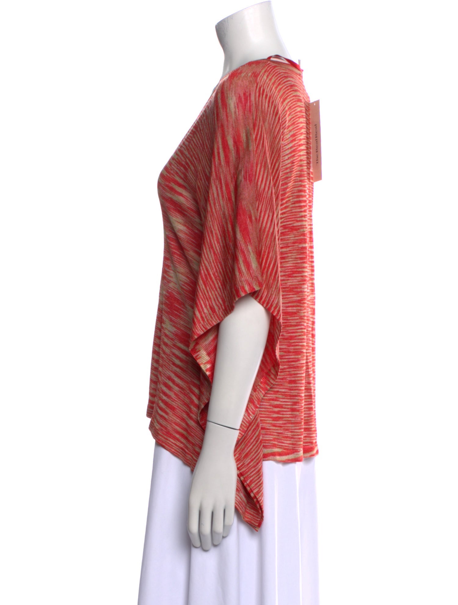 Michael Kors Striped V-Neck Sweater