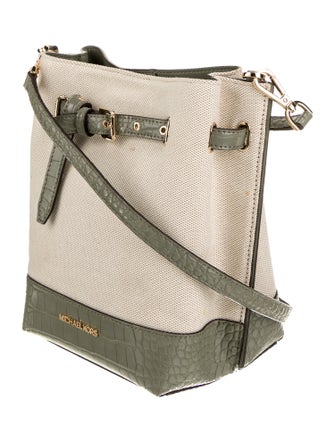 Michael Kors Canvas Bucket Bag