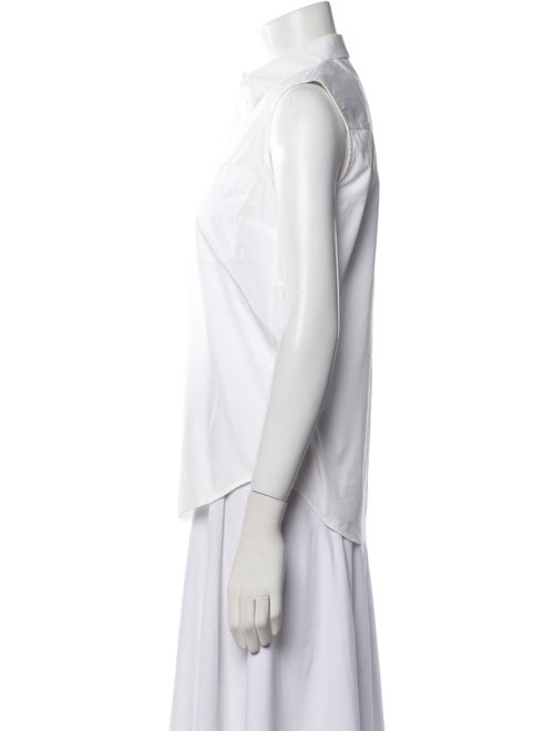 Michael Kors Sleeveless Button-Up Top