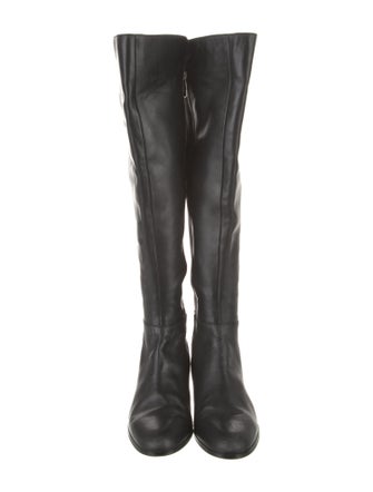 Michael Kors Leather Riding Boots