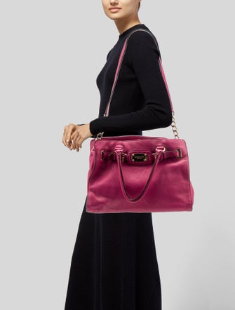 Michael Michael Kors Leather Bucket Bag